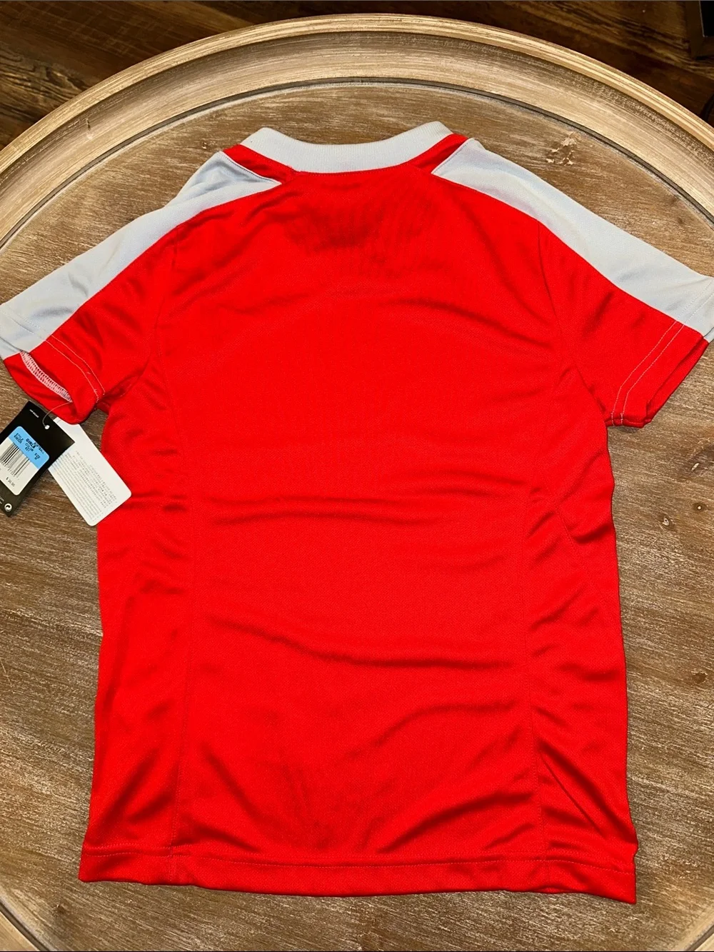 Nike Girls Vapor Dri-FIT Softball Jersey Shirt Red Grey Size Medium NWT